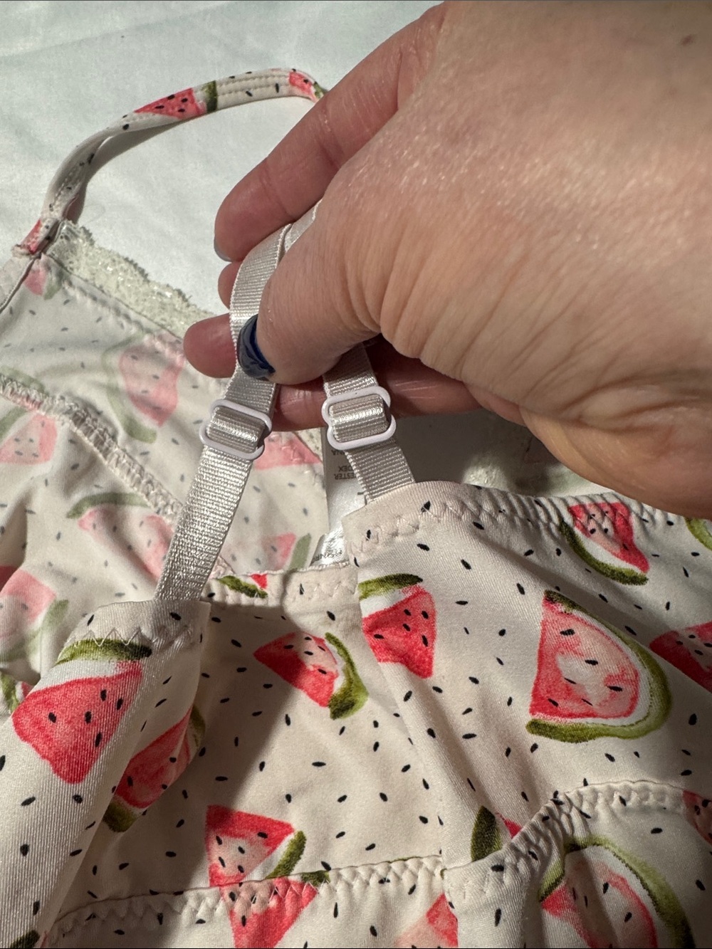Y2K Marilyn Monroe Watermelon Print Babydoll Cami Top Cottagecore Coquette L - Picture 5 of 12